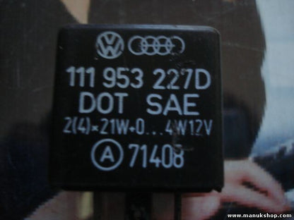 Intermitentes de relé VW Volkswagen Audi 111953227D 111 953 227D (A) 71408 Nr.21