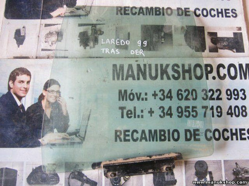 Vetro porta posteriore destro Jeep Grand Cherokee 43R00049 DOT24AS2M25 E6