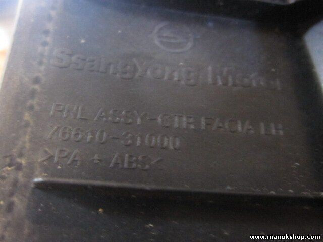 Consola central Ssangyong Actyon -- 2.0 XDI 7661031000 76610-31000 76610 31000