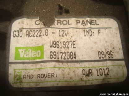 A/C System Range Rover AWR1012 AWR 1012 G30AC2220 G30 AC222.0 W961927E 69172004
