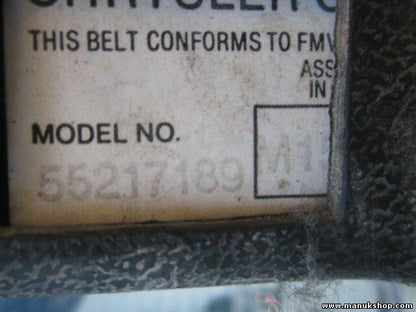 Chiusura cintura di sicurezza anteriore sinistra Jeep Grand Cherokee ZJ 55217189