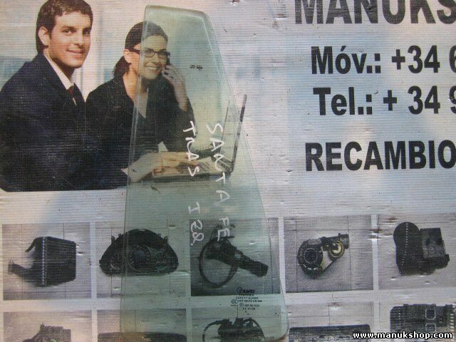 Triángulo Cristal de la puerta trasero izquierdo Hyundai Santa Fe 43R001533