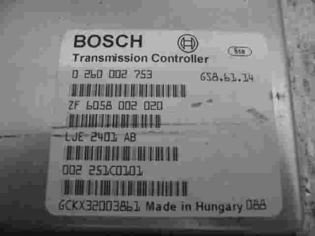 Controller di trasmissione Jaguar XJ8 XK8 LJE2401AB ZF6058002020 0260002753