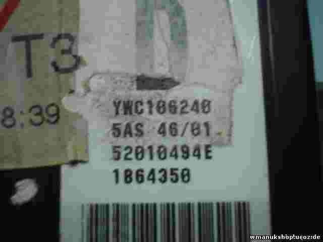 Control de la unidad de alarma inmovilizador módulo Rover 25 YWC106240 52010494E