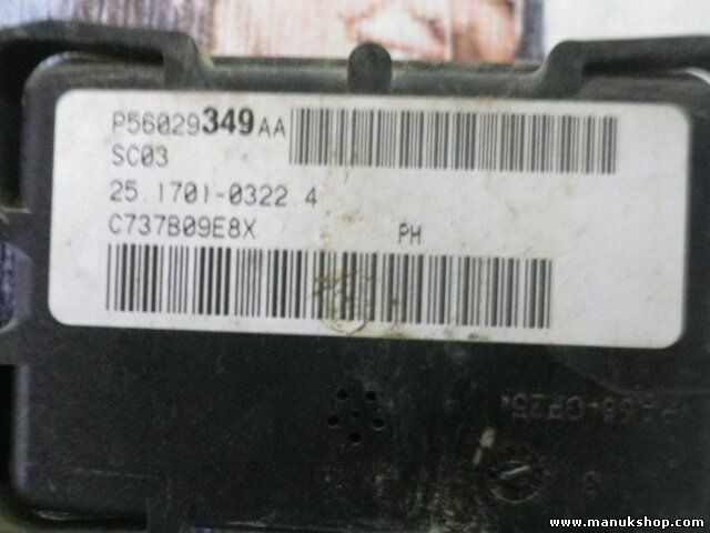 Sensor de aceleración lateral Chrysler Grand Cherokee P56029349AA 25170103224 