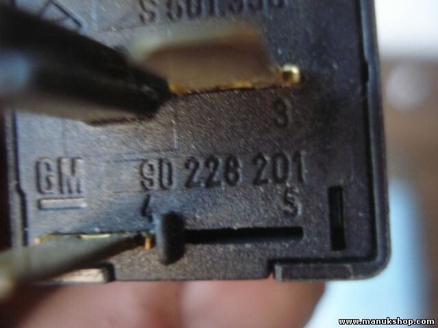 Niebla interruptor Opel Corsa 90 2282 201 90228201