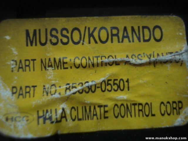 Mando calefaccion aire acondicionado Ssangyong Musso 8533005501 85330-05501