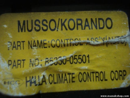 Mando calefaccion aire acondicionado Ssangyong Musso 8533005501 85330-05501