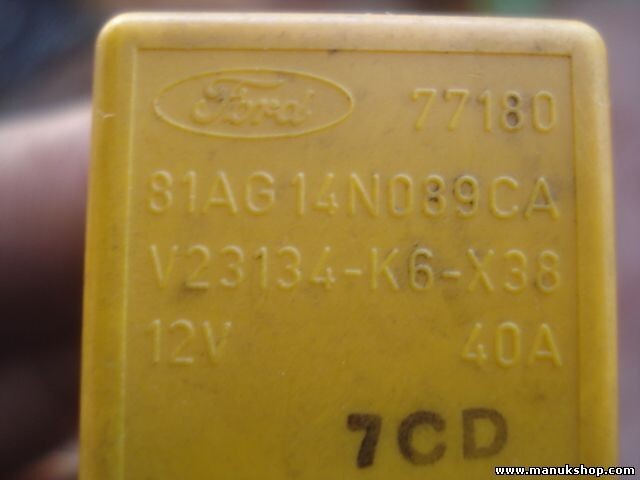 Relé de la bujía incandescente Ford Escort Fiesta Mondeo 81AG14N089CA
