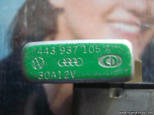 Relé de protección térmica Volkswagen Audi 80 Cabrio Coupe Typ89 B4 443937105A