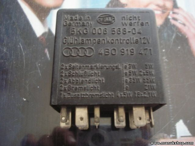 Luz de freno del relé de control Audi A3 A4 A6 4B0919471 4B0 919 471 5KG00656804