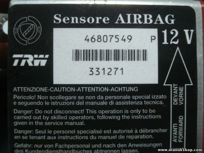 Airbag Centralita Fiat Panda 2003 12V TRW 46807549P 46807549 P 331271