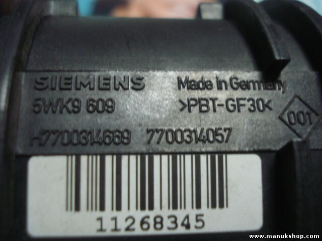 Caudalímetro Renault Espace Laguna Master 7700314057 H7700314669 SIEMENS 5WK9609