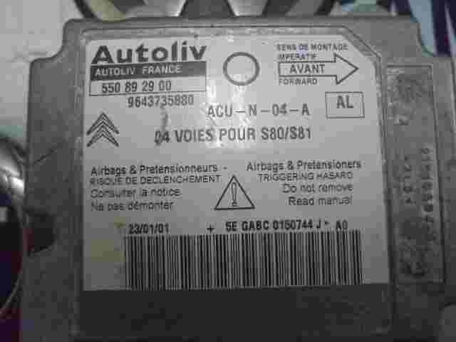 Airbag Centralita Citroen Saxo (AL) 9643735880 550892900
