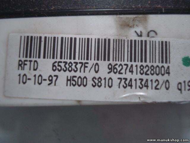 Relé aire acondicionado Citroen Xantia Xsara VALEO 962741828004 H500 S810
