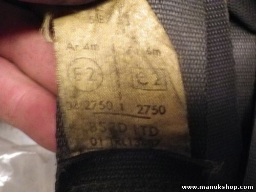 Cinturón de seguridad delantero derecho Land Rover Discovery 0427050 EVB500880