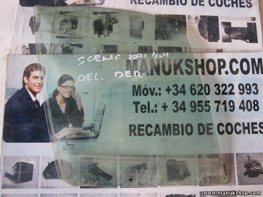 Cristal puerta delantera derecha RENAULT Scenic RX4 4x4 43R00049 DOT24AS2M25 E6