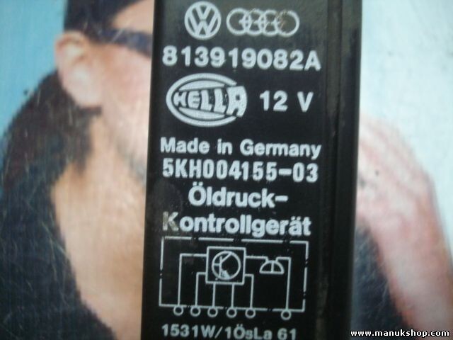 La presión de aceite supervisión de dispositivos relé Audi 80 NR-314 813919082A