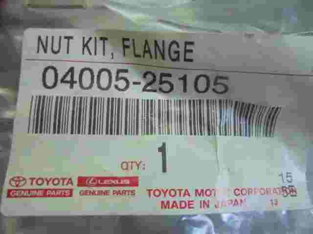 Kit dado flangia / Toyota Lexus 0400525105 04005-25105