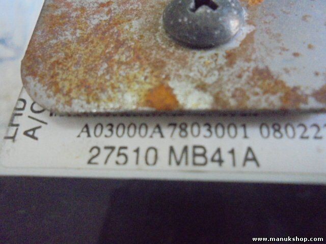 Mando Control de la calefacción Nissan Cabstar 27510MB41A 27510 MB41A