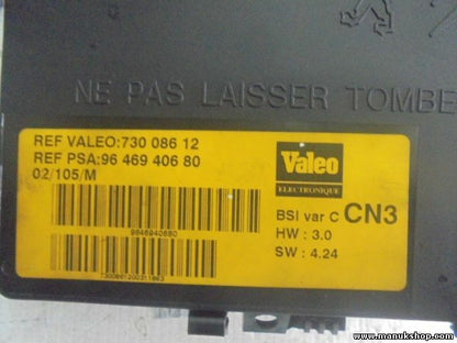 BSI Scatola fusibili Citroen Xsara II 2 CN3 HW 3.0 SW 4.24 9646940680 73008612