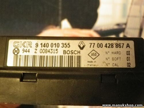 Unidad de control climático Renault Kangoo 7700428867A 9140010355 0084315