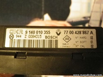 Unidad de control climático Renault Kangoo 7700428867A 9140010355 0084315