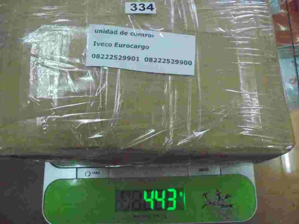 Señales de luz de la unidad de control Iveco Eurocargo VEGLIA 08222529901