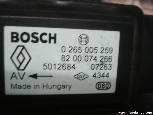 Sensor guiñada Renault Grand Scenic II 82 00 074 266 8200074266 0265005259