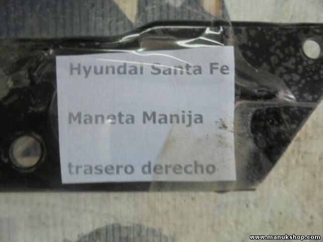  Maneta Manija de puerta Interior trasero derecho Hyundai Santa Fe 826204A000CI