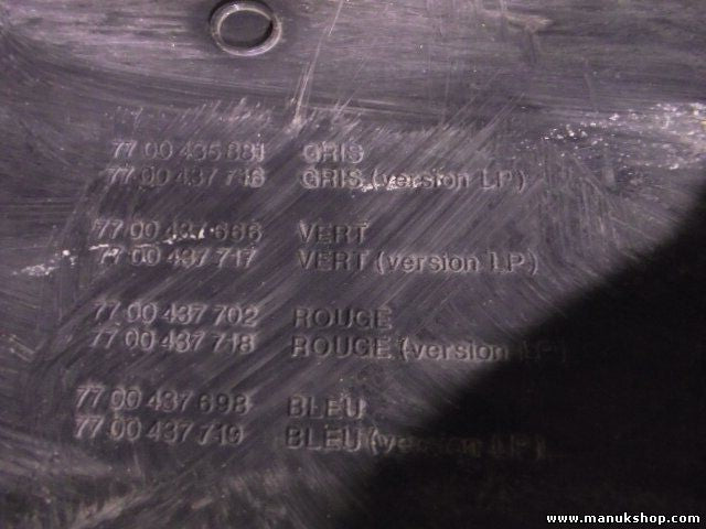 Parachoques Renault Scenic 7700435881 7700435880 77 00 435 881 77 00 435 880