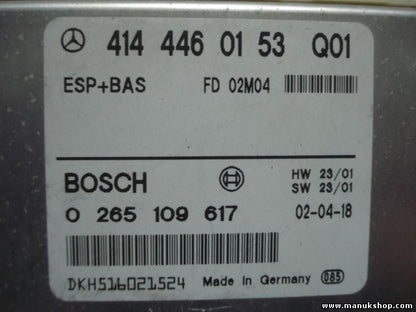ESP+PML Centralita del motor Mercedes-Benz 414 446 01 53 Q01 0265109617 FD02M04