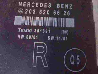 Unità di controllo porta Mercedes W210 W208 2038206626 Q5 TEMIC 351391