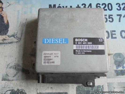Centralita del motor BMW E34 2242213 2244127 BOSCH 0281001080 0 281 001 080
