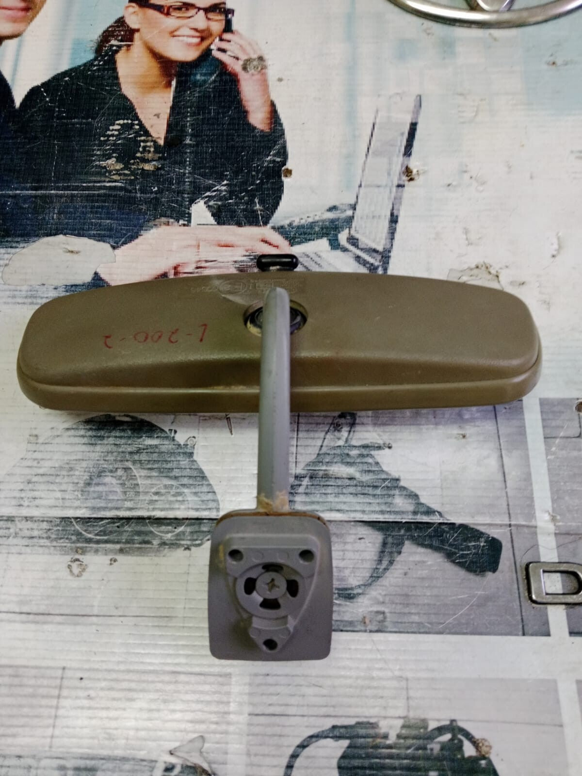 Specchietto retrovisore interno specchio Mitsubishi Pajero Montero E200546 MU...