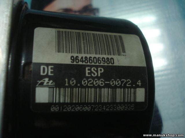Unidad hidráulica del ABS Citroen C5 9648606980 ATE 10.0206-0072-4 10020600724