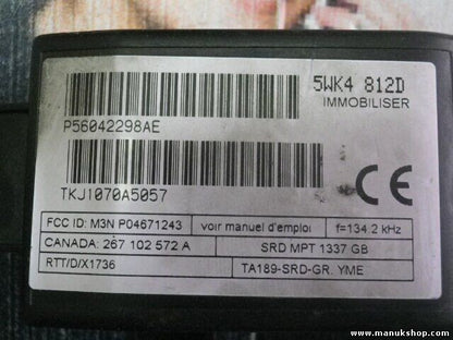 Bobina lector Key Jeep P56042298AE 5WK4812D 5WK4 812D P04671243 TKJ1070A5057
