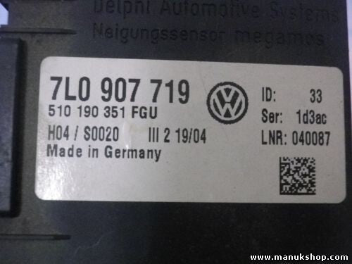 Relé VW Touareg 7L 5.0 V10 TDI 7L0907719 510190351FGU 510190351 FGU H04/S0020