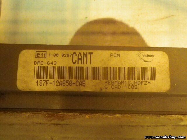 Centralita del motor Ford Mondeo 3 VISTEON CAMT DPC-643 1S7F12A650CAE