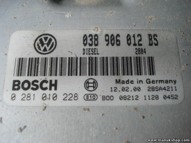 Centralita VW Volkswagen Seat 038906012BS 28SA4211 BOSCH 02810228