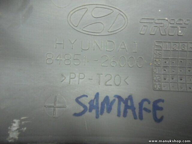 Copertura colonna Hyundai Santa Fe 8485126000 84851-26000 84851 26000