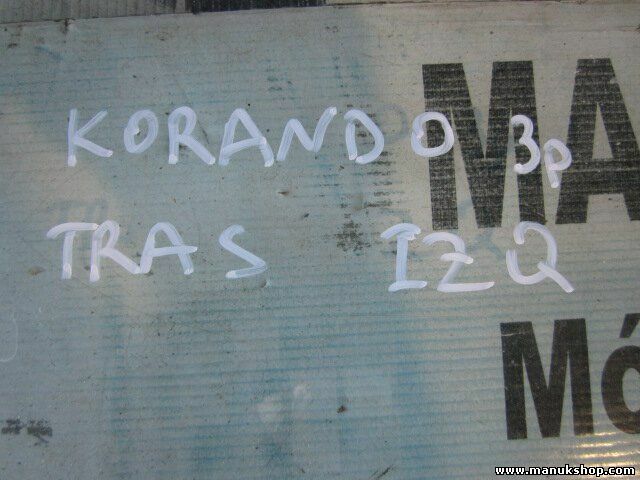 SsangYong Korando KJ 43R00178 triangolo vetro porta posteriore sinistra