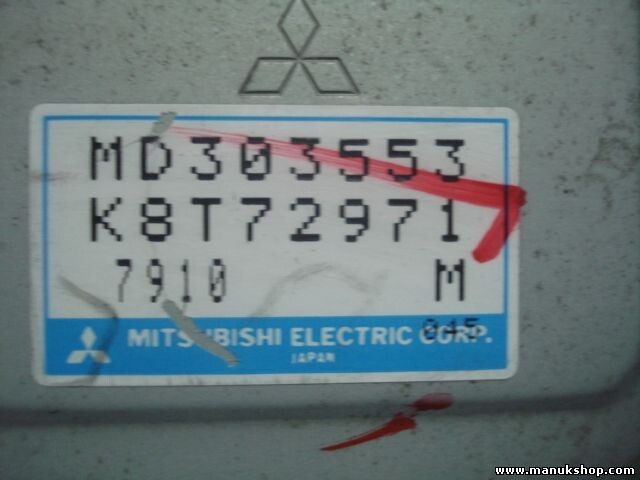 Centralita del motor Mitsubishi Space Wagon Runner MD303553 K8T72971