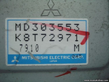 Centralita del motor Mitsubishi Space Wagon Runner MD303553 K8T72971