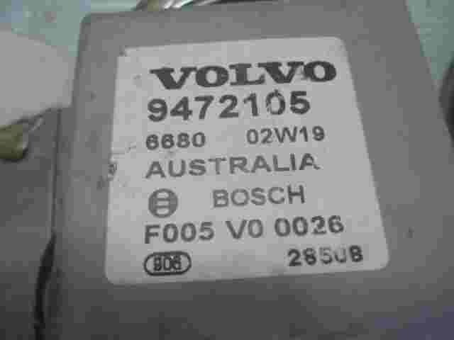 Control de la unidad de alarma inmovilizador módulo Volvo 9472105 02W19