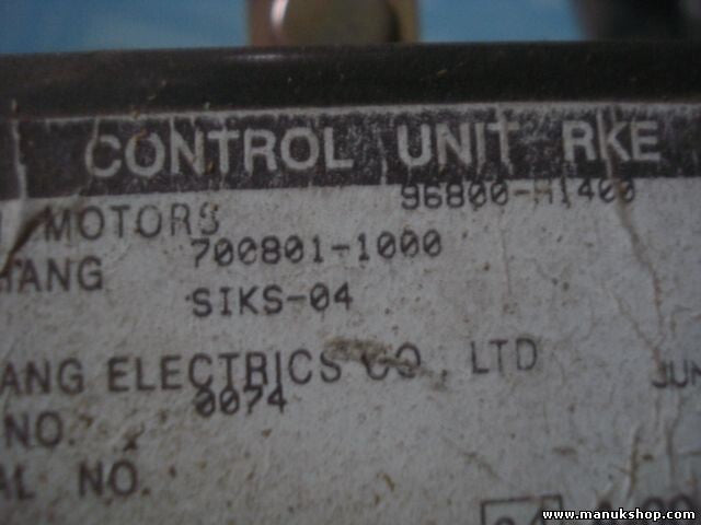 Control de la unidad de alarma inmovilizador módulo Hyundai RKE 96800-H1400