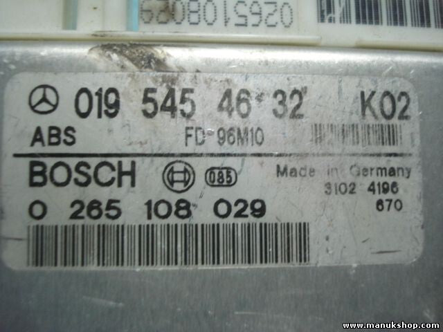 ABS Centralita Mercedes-Benz FD96M10 0195454632 BOSCH 0265108029