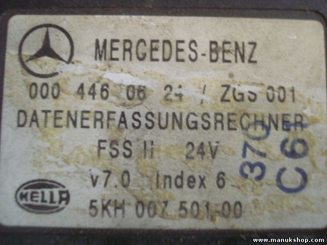 Equipo de adquisición de datos Mercedes-Benz 0004460624 5KH00750100