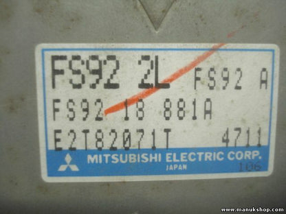 Centralita Mazda 626 FS9218881A FS92 18 881A FS922L FS92A E2T82071T