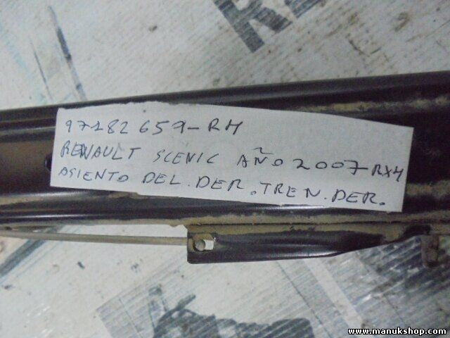 Guía de asiento derecho lado derecho Renault Scenic RX4 2007 97182659 RH